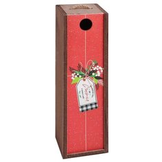 Ящик подарочный Дарите счастье Посылка 11 х 33 x 11 см, красный