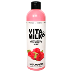 Шампунь для волос VITAMILK Малина и Молоко, 500 мл