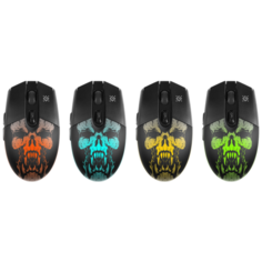 Мышь DEFENDER игровая беспроводная Beta GM-707L LED,6D,400 mAh,1600dpi. бесшумная, подсветка , встроенный АКБ