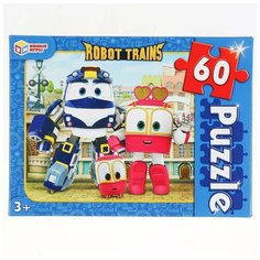 Пазлы классические Умные игры "Robot Trains" 60 деталей