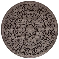 Бельгийский вискозный ковер с рельефом Venezia RV333- R125 круг (200*200 см) Ragolle