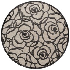 Бельгийский вискозный ковер с рельефом Venezia RV330- R115 круг (200*200 см) Ragolle