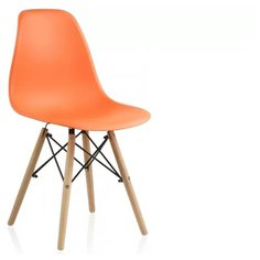 Стул деревянный Eames PC-015 orange Woodville