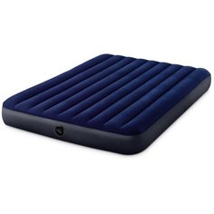 Матрас надувной Intex 64759 Classic Downy 152х203х25см синий