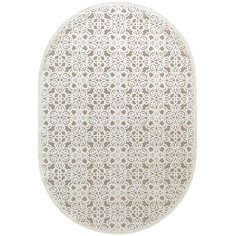 Бельгийский вискозный ковер с рельефом Venezia RV328- R119 овал (160*230 см) Ragolle