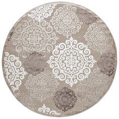 Бельгийский вискозный ковер с рельефом Venezia RV318- R119 круг (200*200 см) Ragolle
