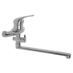 Смеситель для ванны CALORIE плоский излив 40 см б/о 1033А01 40СМ