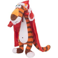 Мягкая игрушка Gulliver Тигр Исполняю Желания красный 30 см