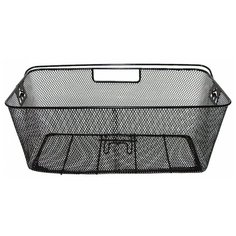 Корзина 5-431545 задняя увеличенного размера сталь на багажник с ручкой черная M-WAVE