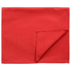 Дорожка на стол Tkano из хлопка красного цвета Russian North, 45х150 см