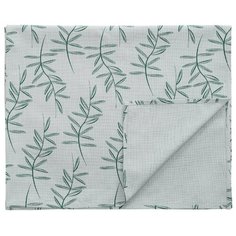 Дорожка на стол Tkano из хлопка с графичным принтом Папоротник Russian North, 45х150 см