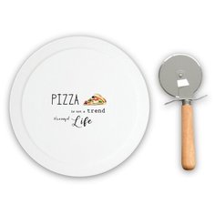 Набор для пиццы: блюдо и нож Kitchen Elements Easy Life EL- R1919_KITE