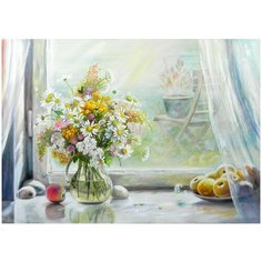 Картина стразами (алмазная мозаика) 40*50 см, остров сокровищ "Отличный денёк", без подрам., 662579