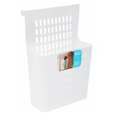 IDEA Корзина подвесная на дверь, 25×13×36 см, цвет белый