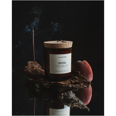Свеча ароматическая LAVA ARTISAN "ORIENTAL / восточный житель" из кокосового воска с деревянным фитилем 280 мл