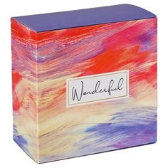 Коробка подарочная Kawaii Factory Wonderful, 14 × 14 × 8 см, разноцветный