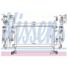 NISSENS 94184 Радиатор кондиционера
