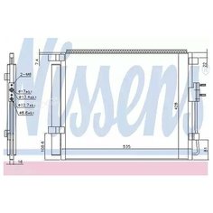 NISSENS 940391 Радиатор кондиционера