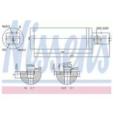 NISSENS 95187 Осушитель кондиционера