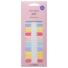 The SAEM Nail Наклейки для ногтей Nail Wear Art Gel Sticker 08 (1 шт)