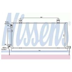 NISSENS 940164 Радиатор кондиционера