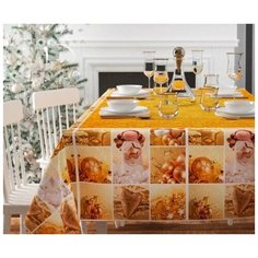 Скатерть; Ангелочек; Размер: 145 х 120 Сирень