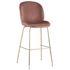 Барный стул Stool Group Beetle со спинкой пудровый 8329C PINK