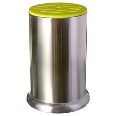 Подставка для кухонных ножей Skiico Kitchenware «Техно» 24×17 см / Подставка цилиндрическая металлическая для ножей