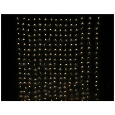 Гирлянда Sh Lights LDCL300C-WW, 220 х 150 см, 300 ламп, теплый белый/бесцветный провод