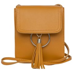 Сумка кросс-боди женская OrsOro, искусственная кожа, рыжий