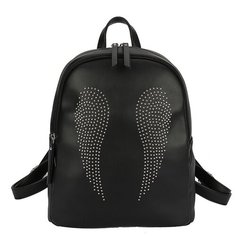 Сумка-рюкзак женская OrsOro, искусственная кожа, черный