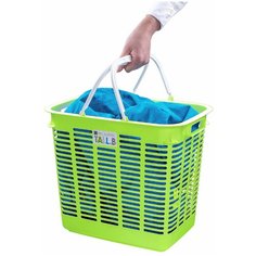 Корзина для белья со складными ручками 44.4*31,2*39.1 см, KM-049 Kokubo