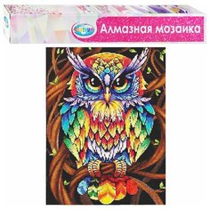 Алмазная мозаика Centrum "Сова", 40*50 см, без подрамника, частичная выкладка (87220)