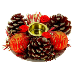 Подсвечник Зимнее волшебство Розочки