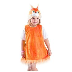 Карнавальный костюм Карнавалия Белочка, 4-7 лет (рост 122 см), плюш (89001)