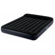 Надувной матрас INTEX с подголовником Pillow Rest Classic Bed Fiber-Tech 152х203х25см 64143