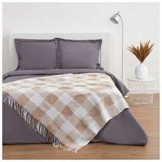 Плед Этель 140*204 см, бежевый