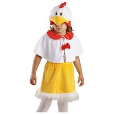 Карнавальный костюм Карнавалия Курочка Ряба, 4-7 лет (рост 116-122 см), плюш (89029)