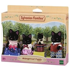 Детский игровой набор "Семья Черных котов Sylvanian Families
