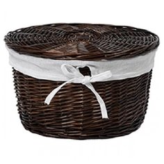 Корзина для белья WasserKRAFT Donau 34x34x18 WB-530- L Коричневая