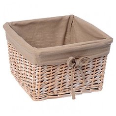 Корзина для белья WasserKRAFT Kammel 32x32x20 WB-180- M Кремовая