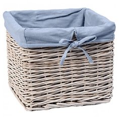 Корзина для белья WasserKRAFT Lopau 26x26x23 WB-320- S Кремовая