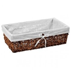 Корзина для белья WasserKRAFT Exter 52x31x16 WB-160- L Коричневая