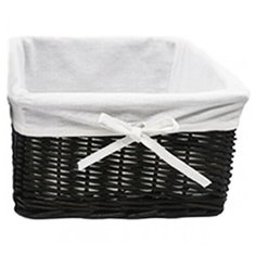 Корзина для белья WasserKRAFT Alme 25x25x16 WB-150- S Коричневая