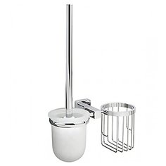 Ершик для унитаза с держателем освежителя воздуха WasserKRAFT Lippe K-6535 Хром