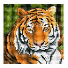 Мозаика Рыжий кот «Тигр на отдыхе», 20х20 см