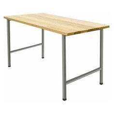 Стол обеденный на металлокаркасе надежда "Д-261С", 1300х625х760 мм, серый каркас, дерево