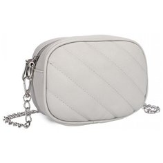 Сумка кросс-боди женская OrsOro, искусственная кожа, светло-серый