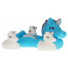 Игрушка для ванны единорог- мыльница Играем вместе
