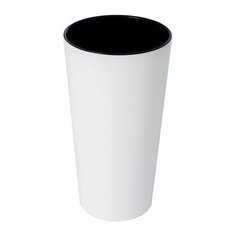 Кашпо для цветов со вставкой Камелия, 1,5 л, белый, GARDENPLAST (63000)